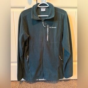 Columbia Dark Green Fleece Jacket